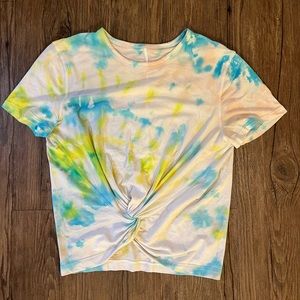 Lululemon Crescent Tee Tie-Dye